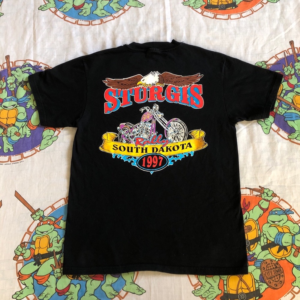 Vintage 1997 Sturgis Rally South Dakota T Shirt Mens Medium Excellent Condition
